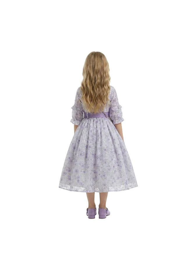 Bidani  Safa Purple Pearl Dress with Bag for Women | Best Price UAE